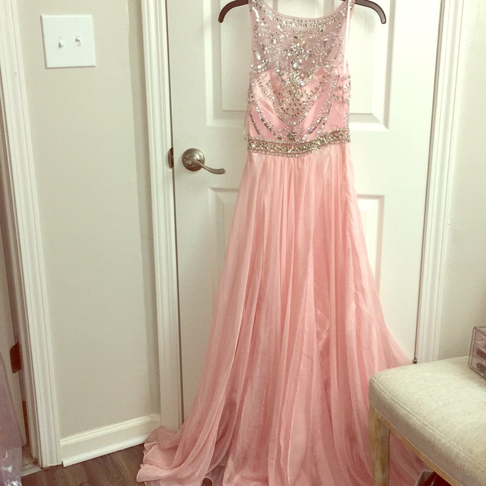 Blush pink gown